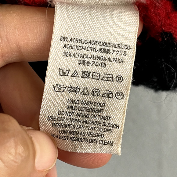 Free People Best Day Ever Sweater Womens Medium Knit Colorful Alpaca Boho - Picture 7 of 15